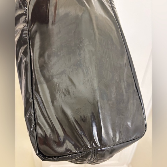 Bath & Body Works shiny black puffer tote - EUC - Picture 5 of 7